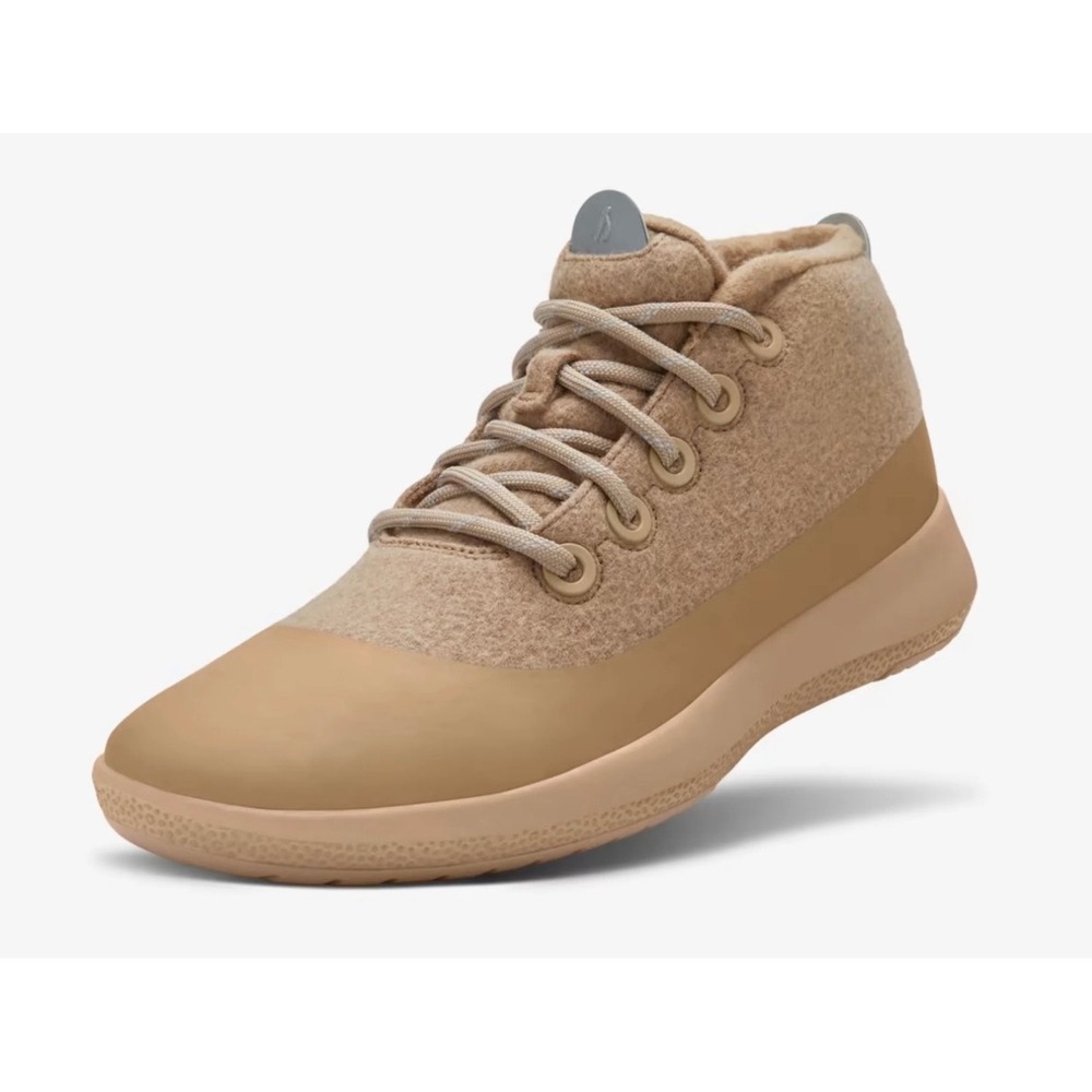 Allbirds Wool Runner-up Mizzle Mens 9 Hazy Beige Water Repellent Sneaker Boots